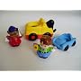 Fisher Price Little People Tow Truck, Car and Two People (Ramps Around Garage Replacement Figures)