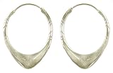 Earrings, 'Silver Boomerang' 1 W 2 L