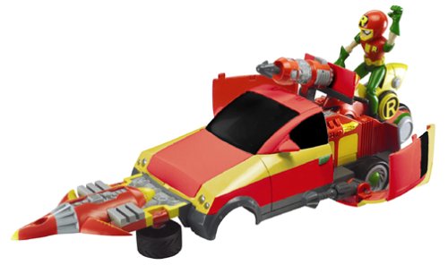 Teen Titans T-Vehicle Robin with T-Cycle and Turbo Teen Titans T-Vehicle Robin with T-Cycle and Turbo