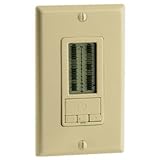 Leviton 6124H-I Leviton 6124H-I Decora LCD Timer Switch (24 Hour), Ivory