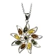 Sterling Silver Multi-Color...