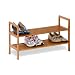 Honey-Can-Do SHO-01600 Bamboo 2-Tier Shoe Shelf