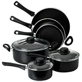 Bialetti Fusion 9-Piece Cookware Set, Black by 