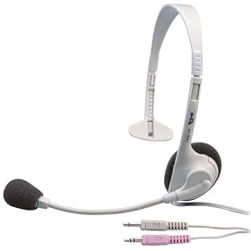 Cyber Acoustics AC-100 Mono Speech Headset Boom Mic 3.5MM Plug