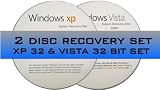 Windows XP and Vista 2 Disc Recovery Set for 32 Bit systems