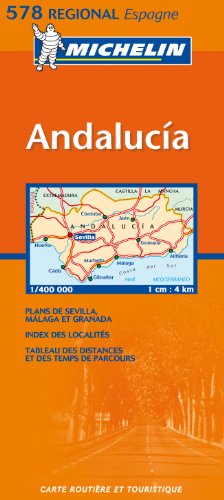 Michelin Map Spain Southern: Andalucia  578 (Maps/Regional (Michelin))
