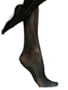 Adult Seamless Fishnet Tights / Panty Hose Black one size