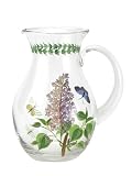 Portmeirion Botanic Garden Hand-Painted 64-Ounce Glass Pitcher