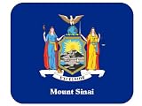 US State Flag - Mount Sinai, New York (NY) Mouse Pad