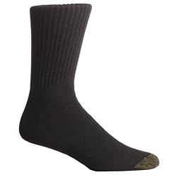 Gold Toe Men's Cotton Crew Athletic Sock, 3-Pack