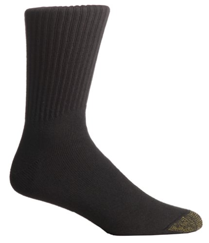 Gold Toe Men's Cotton Crew Athletic Sock, 3-Pack