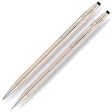Cross Classic Century 14 Karat Gold Filled/Rolled Gold Ball-Point Pen and 05mm Pencil Set