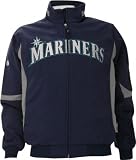 Majestic Seattle Mariners Youth Navy Blue Pinstitch T-shirt