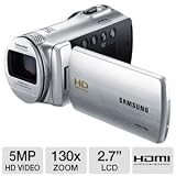 Samsung HMX-F80 Flash Memory HD Digital Video Camcorder (Silver)