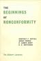 Beginning of Non Conformity (Hibbert Lect.)