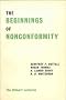 Beginning of Non Conformity P (Hibbert Lecture) Beginning of Non Conformity P (Hibbert Lecture)