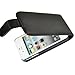 SODIAL(TM) Black Premium PU Leather Flip Case for Apple iPhone 4S / iPhone 4