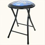 18 Cushioned Folding Stool with Safety Lock