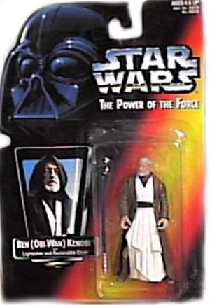 41C9PED535L Star Wars Power of the Force Ben Kenobi Red Card Action Figure