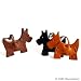 SCOTTISH TERRIER - Italian Leather Key Chain