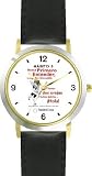 Habit 5 - Seek First to Understand (Spanish Text) - DELUXE TWO-TONE WATCH from THE 7 HABITS - WATCH COLLECTION BY WATCHBUDDY&reg; - Arabic Numbers - Black Leather Strap-Size-Large ( Men's Size or Jumbo Women's Size )