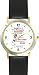 Habit 5 - Seek First to Understand (Spanish Text) - DELUXE TWO-TONE WATCH from THE 7 HABITS - WATCH COLLECTION BY WATCHBUDDY&reg; - Arabic Numbers - Black Leather Strap-Size-Large ( Men's Size or Jumbo Women's Size )