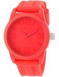 Kenneth Cole REACTION Womens RK2227 Street Round Analog Pink Dial Watch