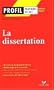 La dissertation