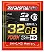 Digital Speed 32GB 700X Professional High Speed 120MB/s Error Free (SD) Memory Card Class 10