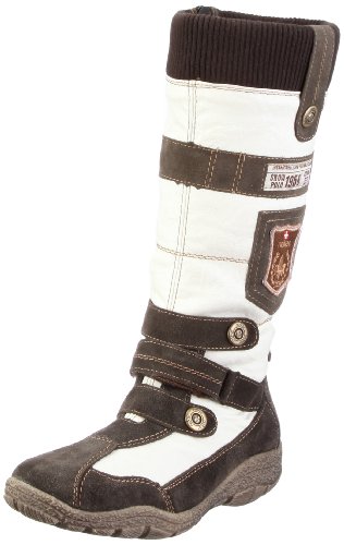 Rieker Kinder Amy K1272-80, Mädchen Stiefel, Weiss (antracite/rauch/weiss/testadimoro 80), EU 40