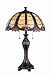 Lite Source C41182 Permala Table Lamp, Dark Bronze with Tiffany Shade