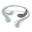 Curved Twist Brooches And Pins