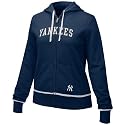 Nike New York Yankees Ladies Navy Blue Classic Full Zip Fleece Hoody Sweatshirt