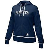 Nike New York Yankees Ladies Navy Blue Classic Full Zip Fleece Hoody Sweatshirt