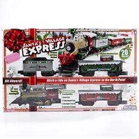 Santa's Village Express Holiday Christmas Train Set