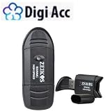 Zeikos Precision Photographic High Speed Secure Digital Card Reader