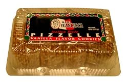 Pizzelle, Italian Style Vanilla Flavor Cookies, 8oz
