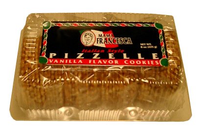 Pizzelle, Italian Style Anise Flavor Cookies, 8oz by parthenonfoods.com