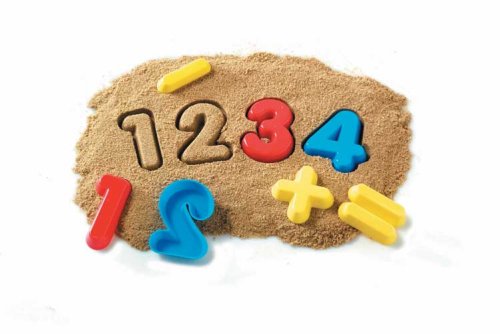 Learning Resources Numbers and Operations Sand Molds, Set Of 26