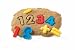 Learning Resources Numbers and Operations Sand Molds, Set Of 26