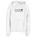 Sweatshirt Woman White Elegant Flag 