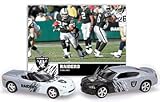 Oakland Raiders 1:64 Home & Road Charger/Corvette 2-Pack with Card