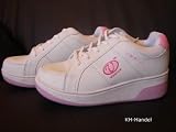 Veelys Schuhe mit Rolle Kinderrollschuhe Weiss Pink Groesse 36