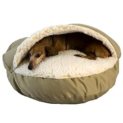 Snoozer Cozy Cave, Khaki, Large