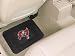 A Set of 2 NFL Universal Fit Rear Vinyl Utility Floor Mats - Tampa Bay Buccaneers