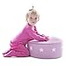 KicKee Pants Baby-Girls Infant Ruffle Footie Pajama Sleeper, Natural White, 3-6 Months