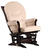 Dutailier Multiposition, Recline Sleigh Glider, Beige Microfiber