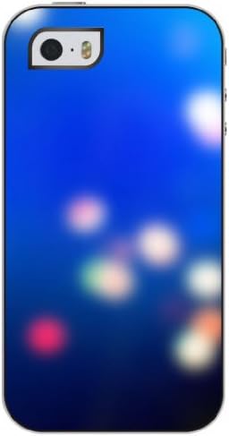 OUO Snap on Hard Protective Case Cover Iphone 5 5s with Unique Design of Blue Neon Light