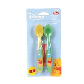 The First Years 8 Pieces Winnie The Pooh Sava Semi Disposable Spoons