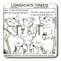 Londons Times Funny Cow Cartoons - Boring Cows aka Milk Duds - Light Switch Covers - double toggle switch